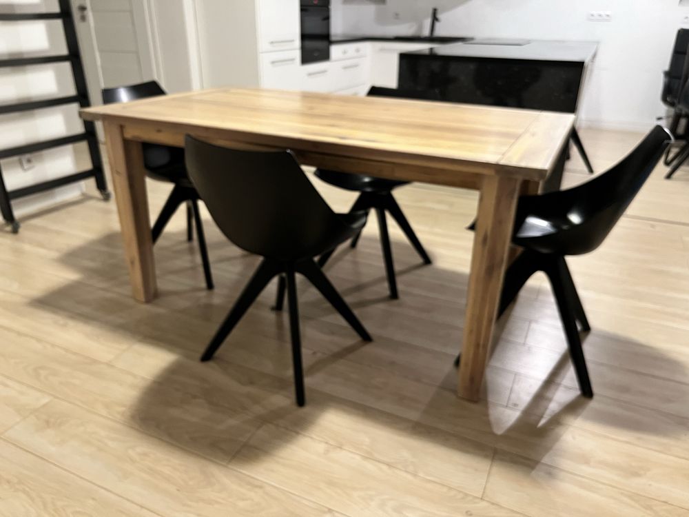 Stól drewniany - nowoczesny design , loft - fantastyczny !