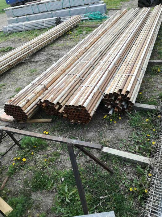 TANIE Rury fi 51 słupki ogrodzeniowe - dł 6,5m tunel wiata siatka