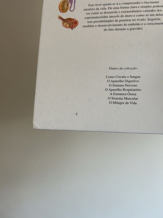 Livro O milagre da vida descobrir o corpo