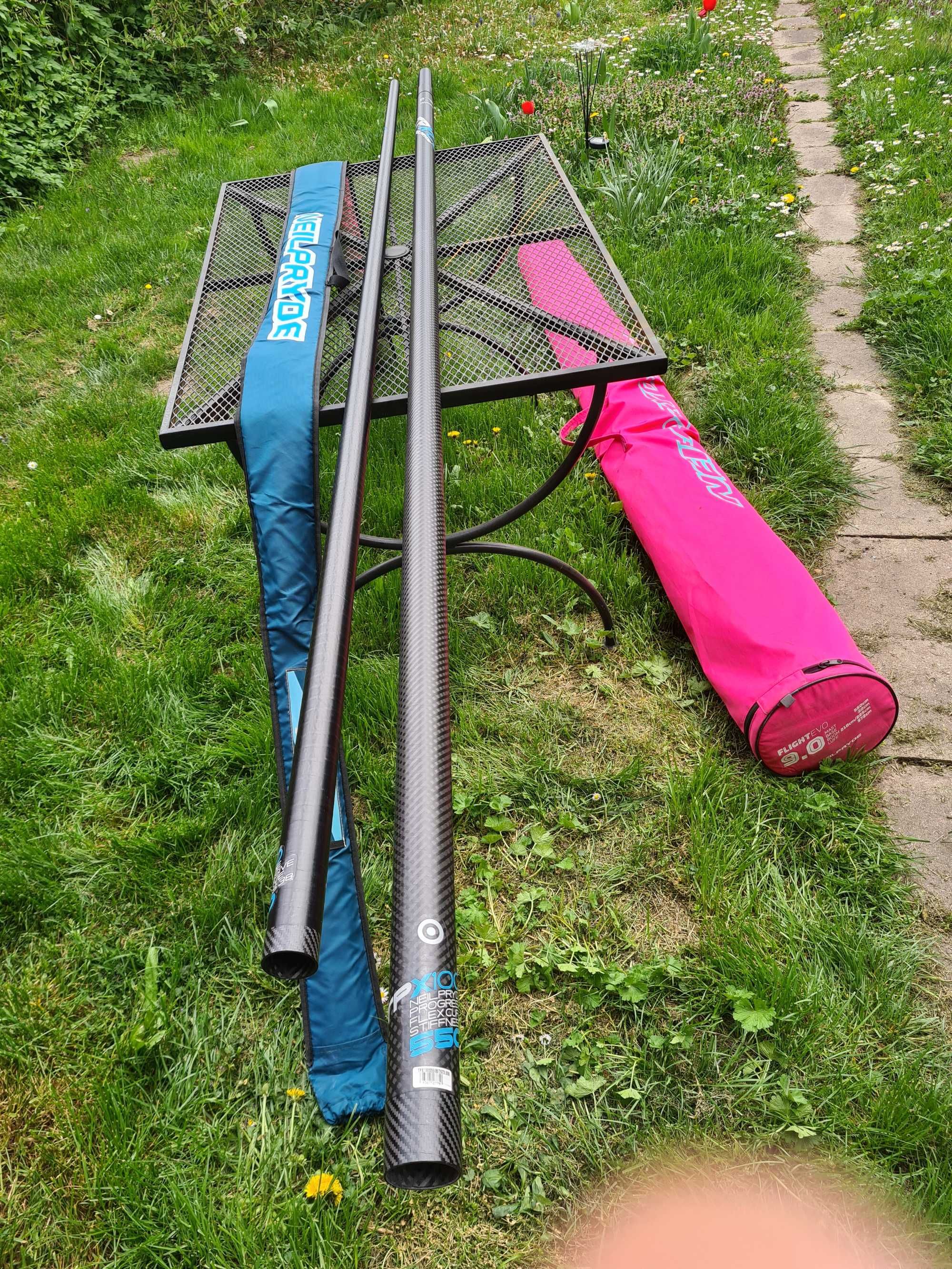 Maszt NeilPryde NP 550 cm, TPX 100, windsurfing, żagiel