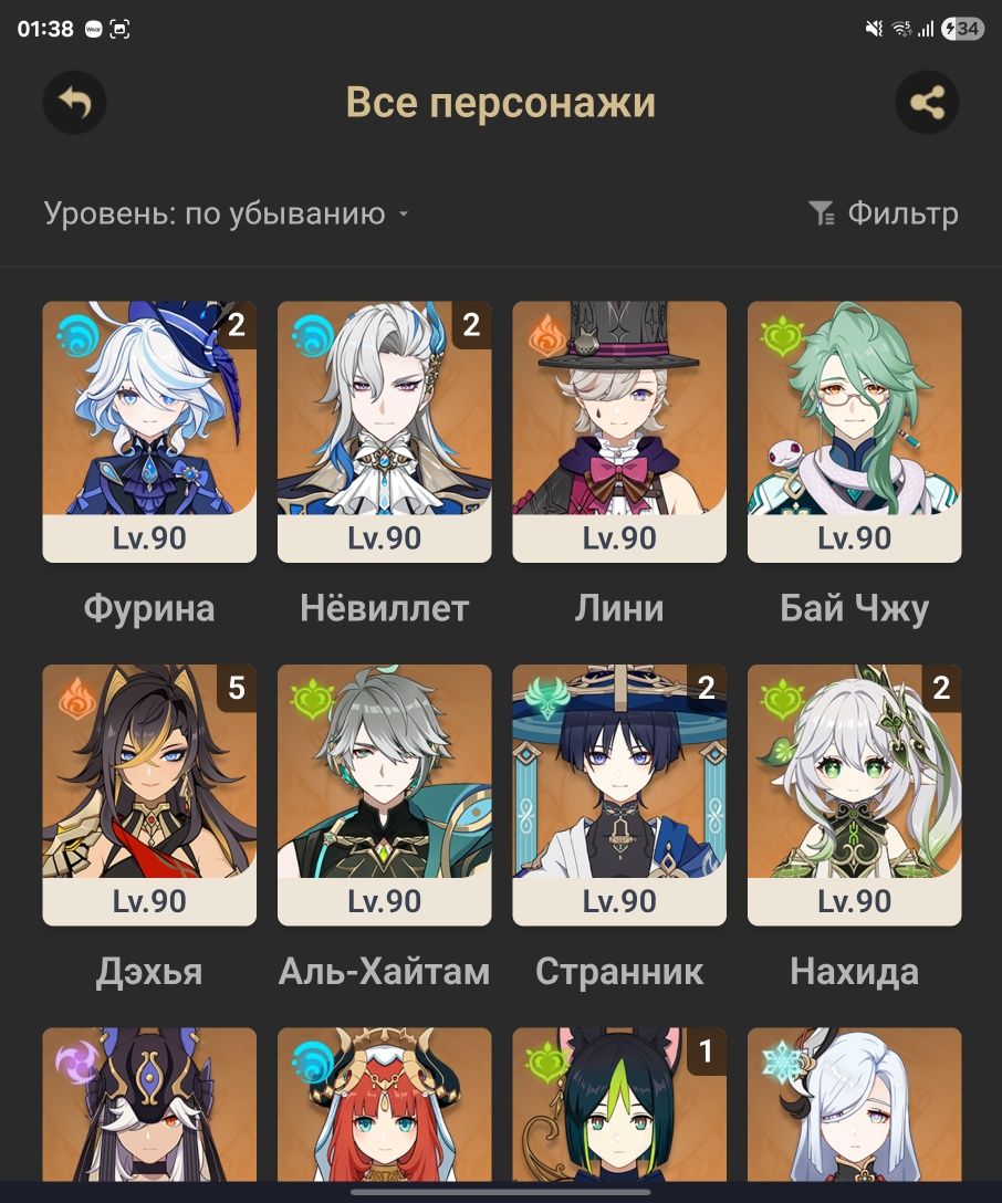 Продаю аккаунт Genshin impact, HSR та Zenless zone zero