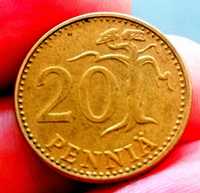 Moneta Finlandia 20 Penia 1971r