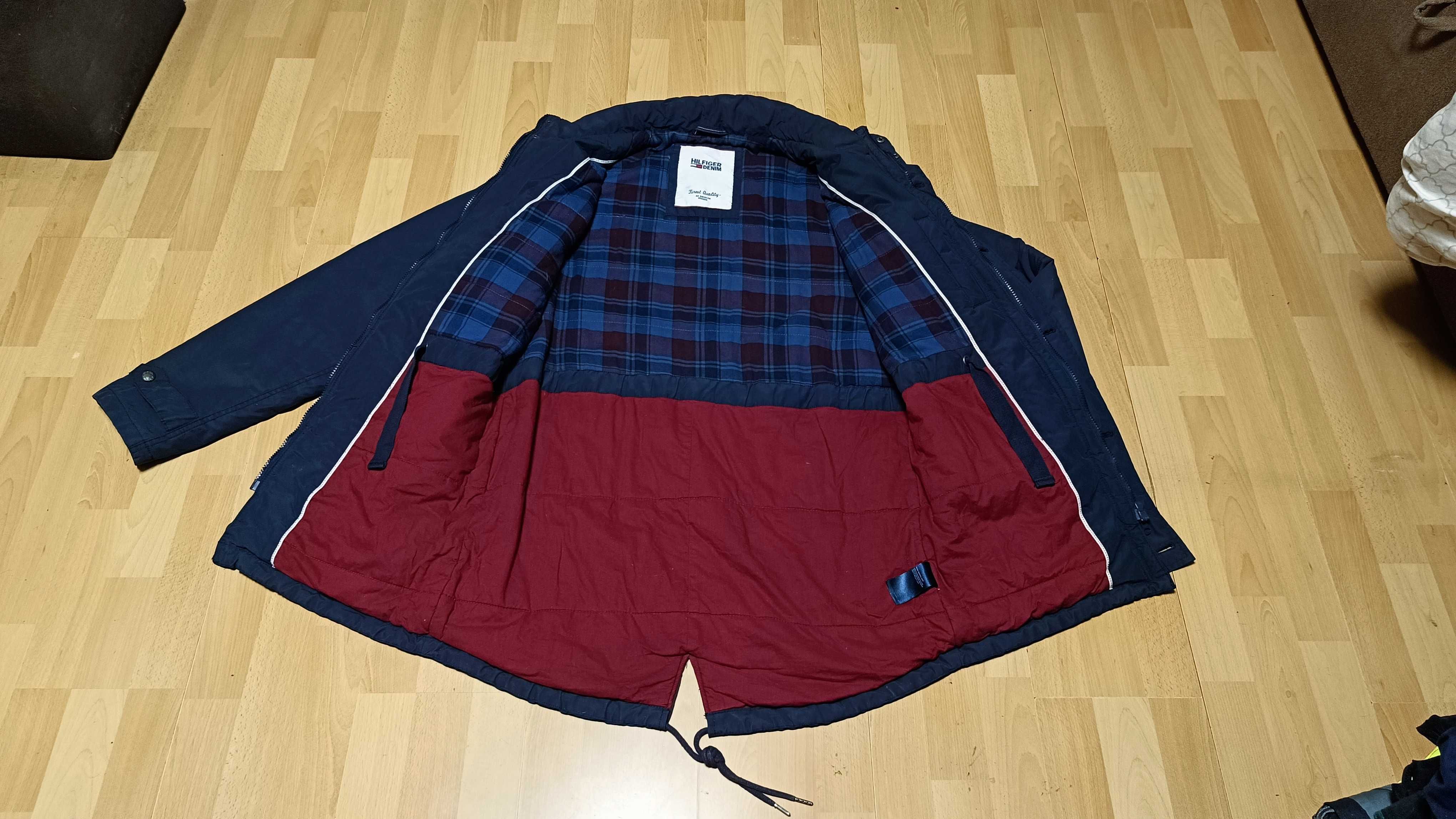 Zimowa kurtka męska TOMMY HILFIGER r.L stan bardzo dobry