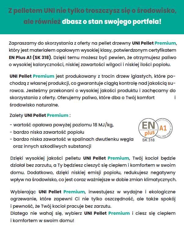 UNI Pellet Premium 975kg