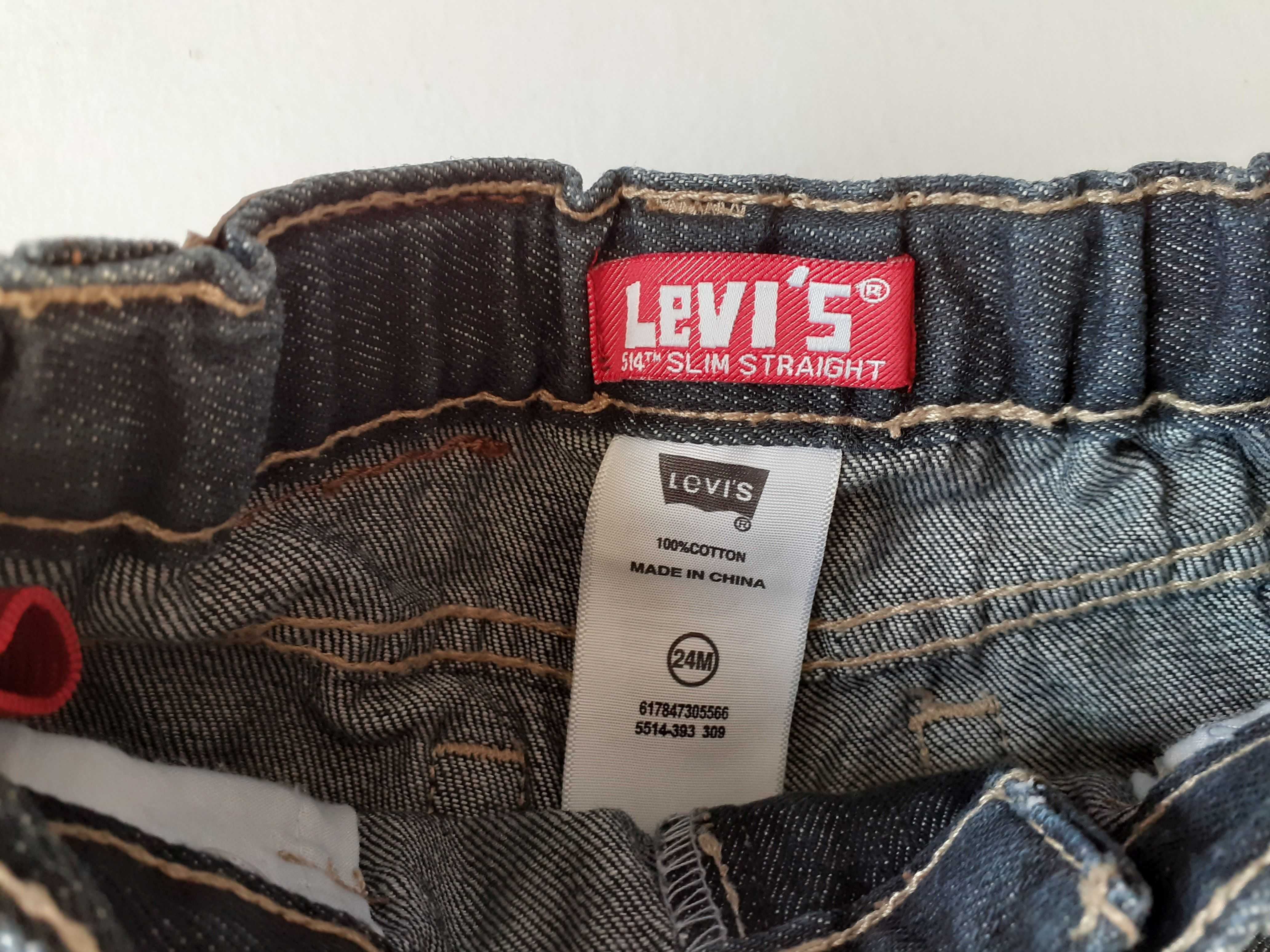 Spodnie Levi's jeans roz. 98/104 cm jak nowe