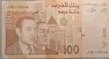 NOTA 100 DIRHAMS Marrocos, 2002
