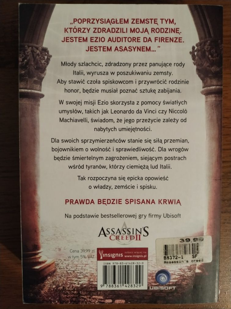 Assassin's Creed Renesans Oliver Bowden książka