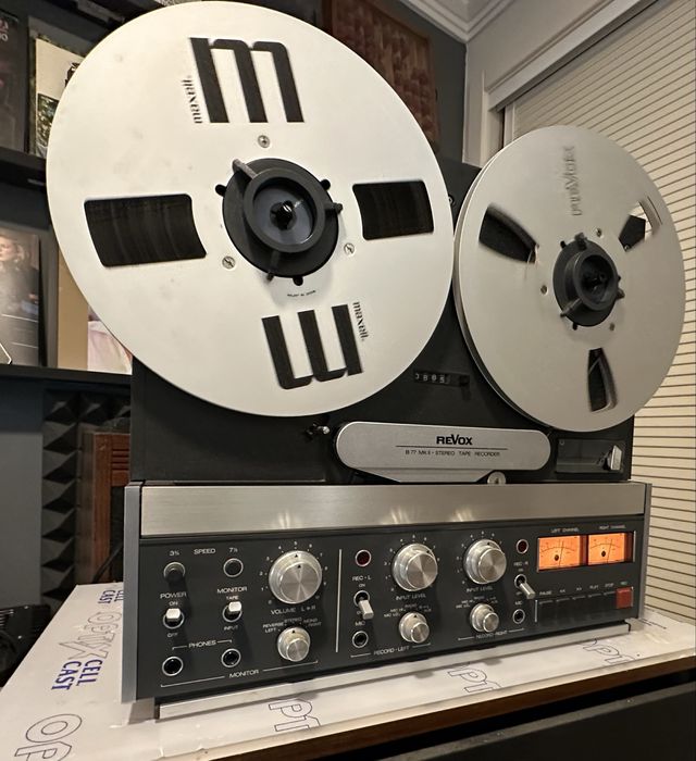 REVOX B77 MK II -  duas pistas - leitor/gravador de bobines