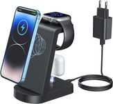 bezprzewodowa ładowarka indukcyjna 3w1 18W kompatybilna z iPhone [2287