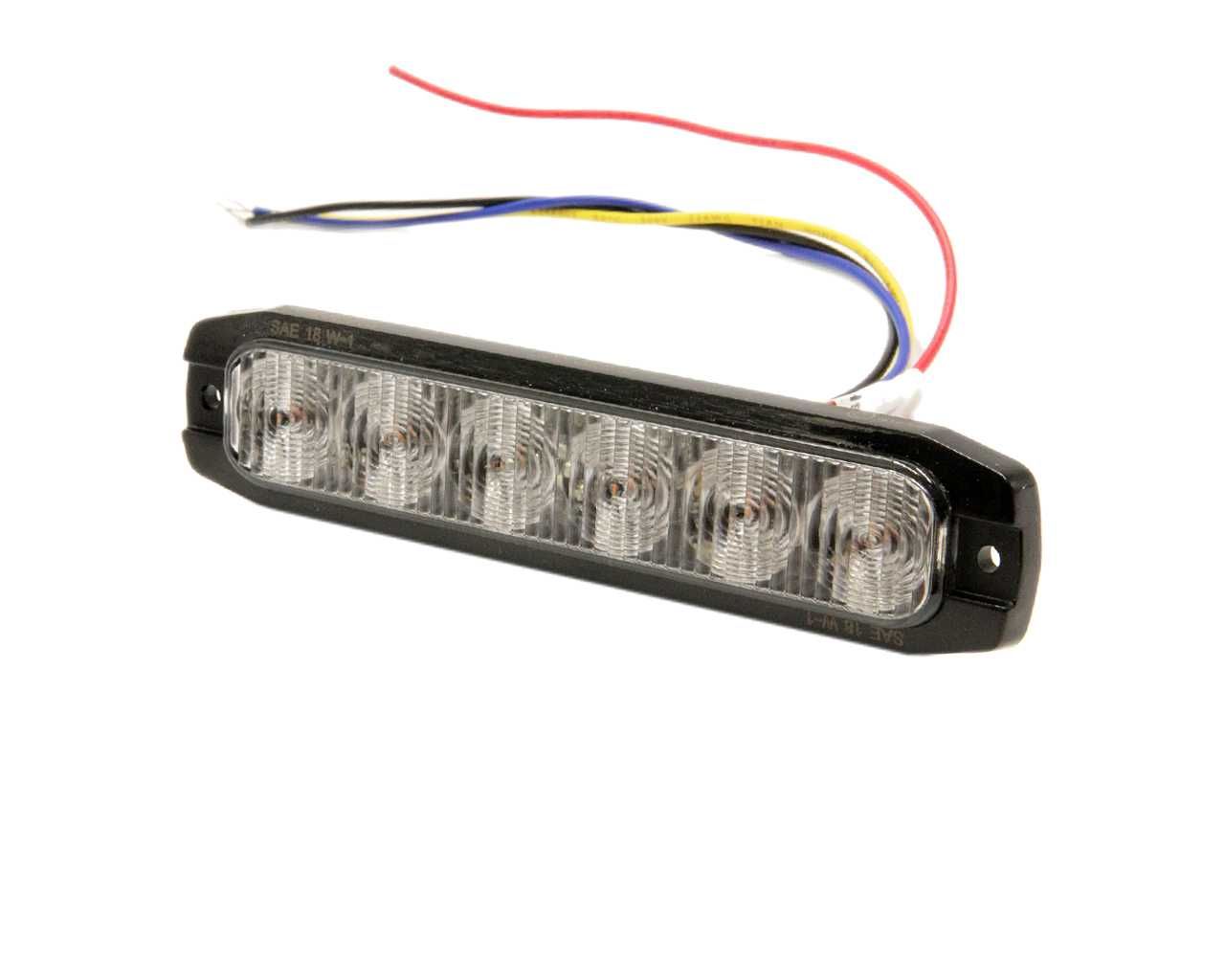 Strob Led Ultra Fino  FHK FIN6 Ambar 40w