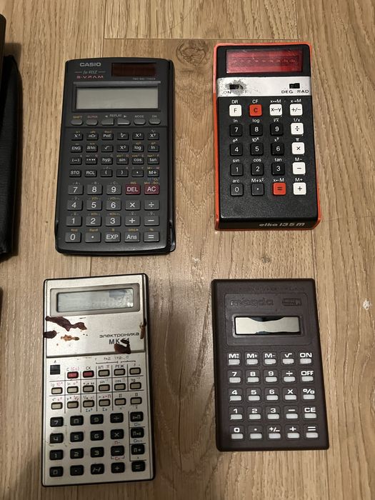 24 Kalkulatory vintage prl unitra bolek magda