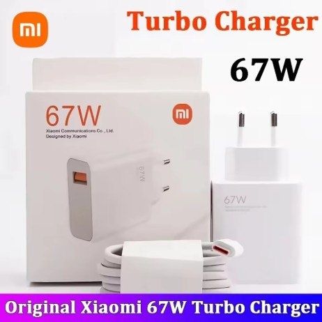 Блок Зарядки Xiaomi 67w + Кабель 6а / Швидке Зарядне Xiaomi 67w