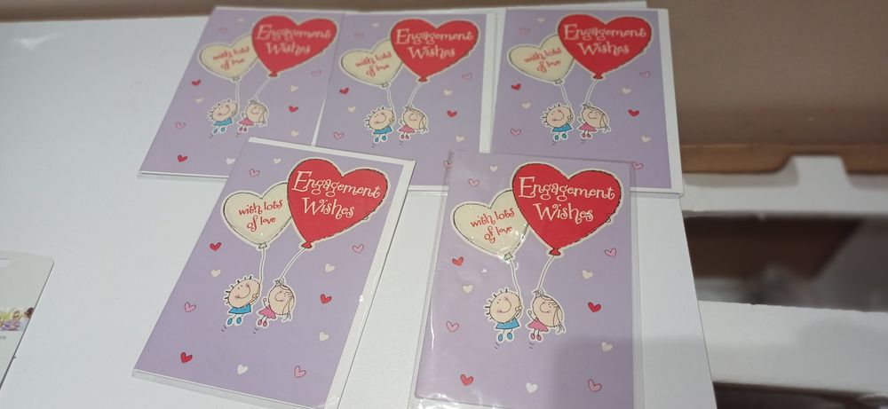 zaproszenia na zaręczyny - 5 sztuk