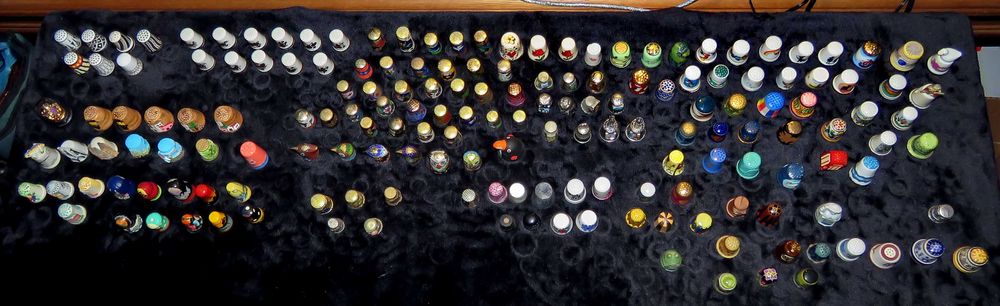 Dedais, colecção de 500 dedais