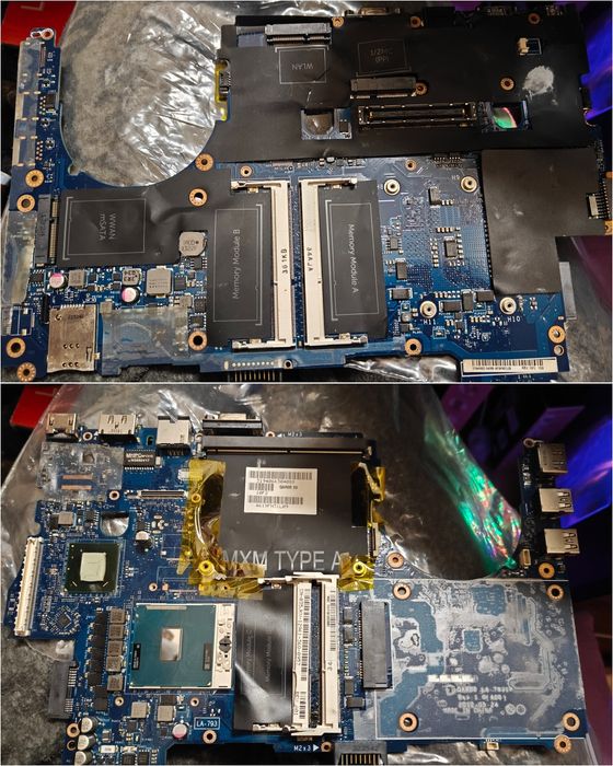 QAROO LA-7931P материнська плата ноутбука Dell m4700 4слоти DDR3 до 32