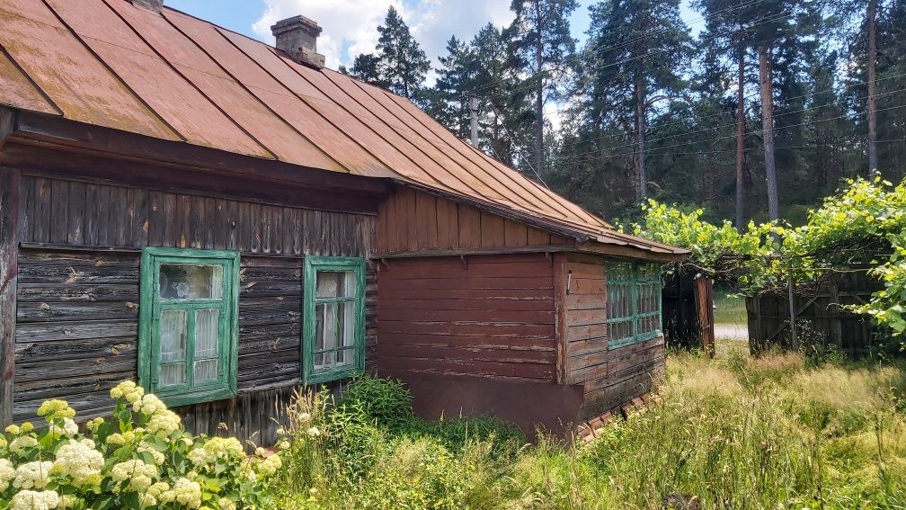 Будинок у ліса, блакитні озера.