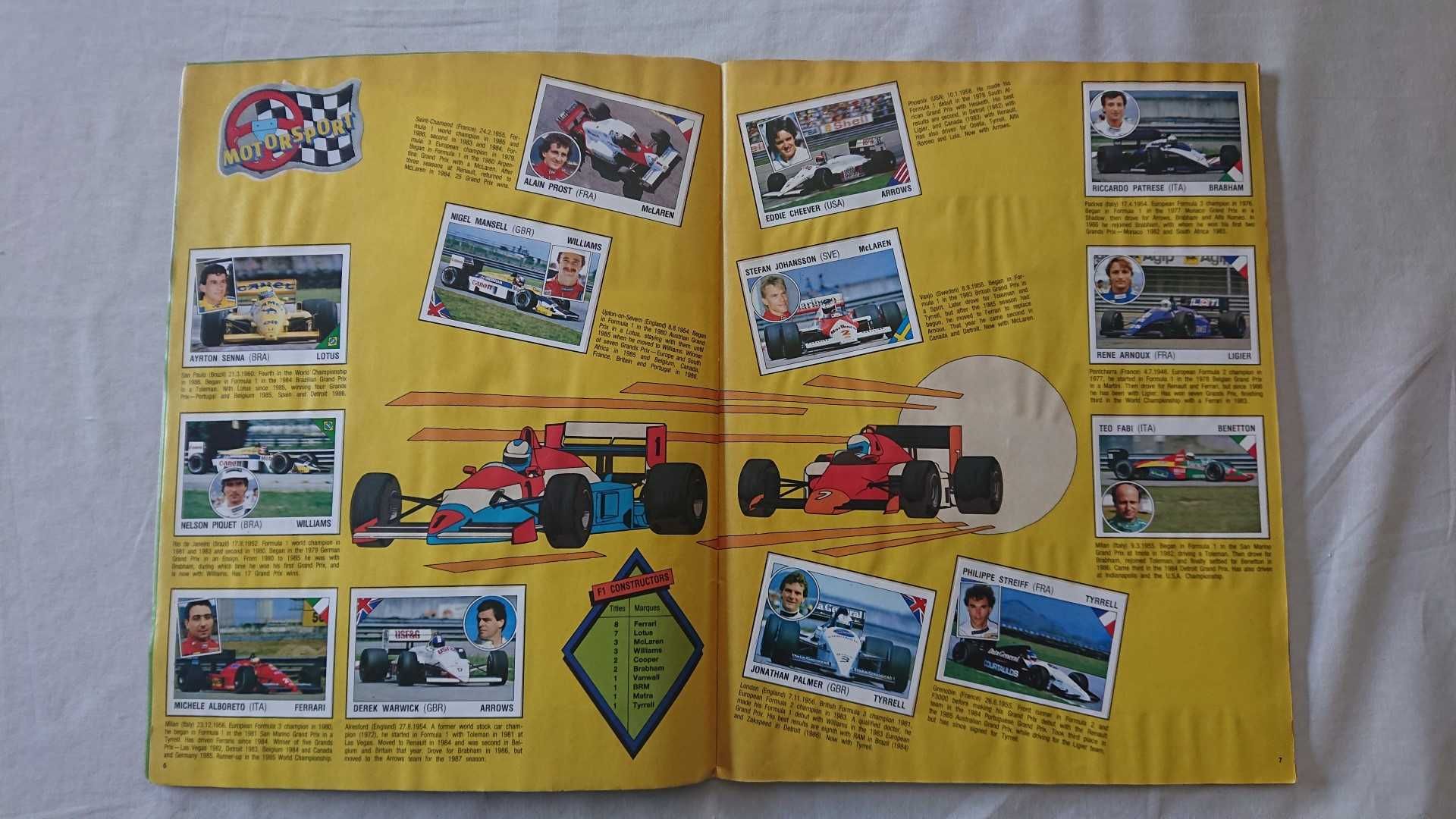 Caderneta SuperSport 1987 - Panini
