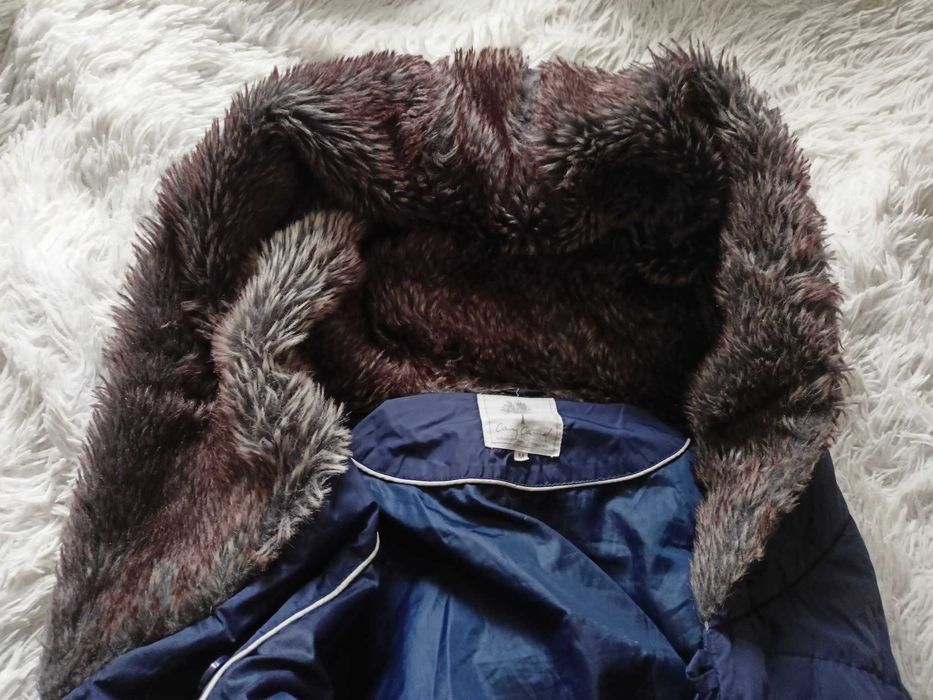 Kurtka bardzo ciepła granatowa rozmiar M