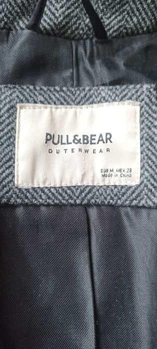 Płaszcz jesienny pull&bear M jodełka