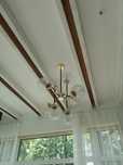 Lampa loftowa złota