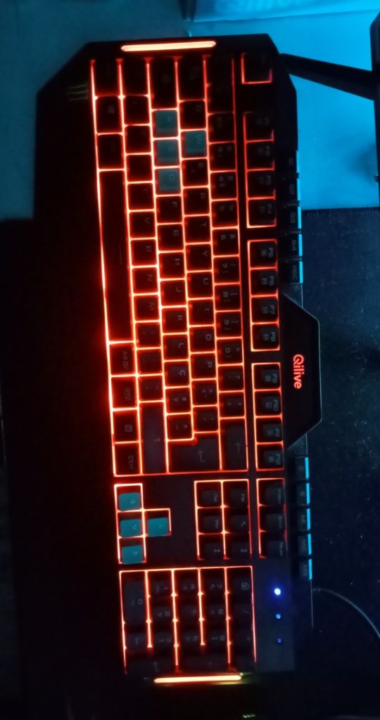 Teclado gamer rgb