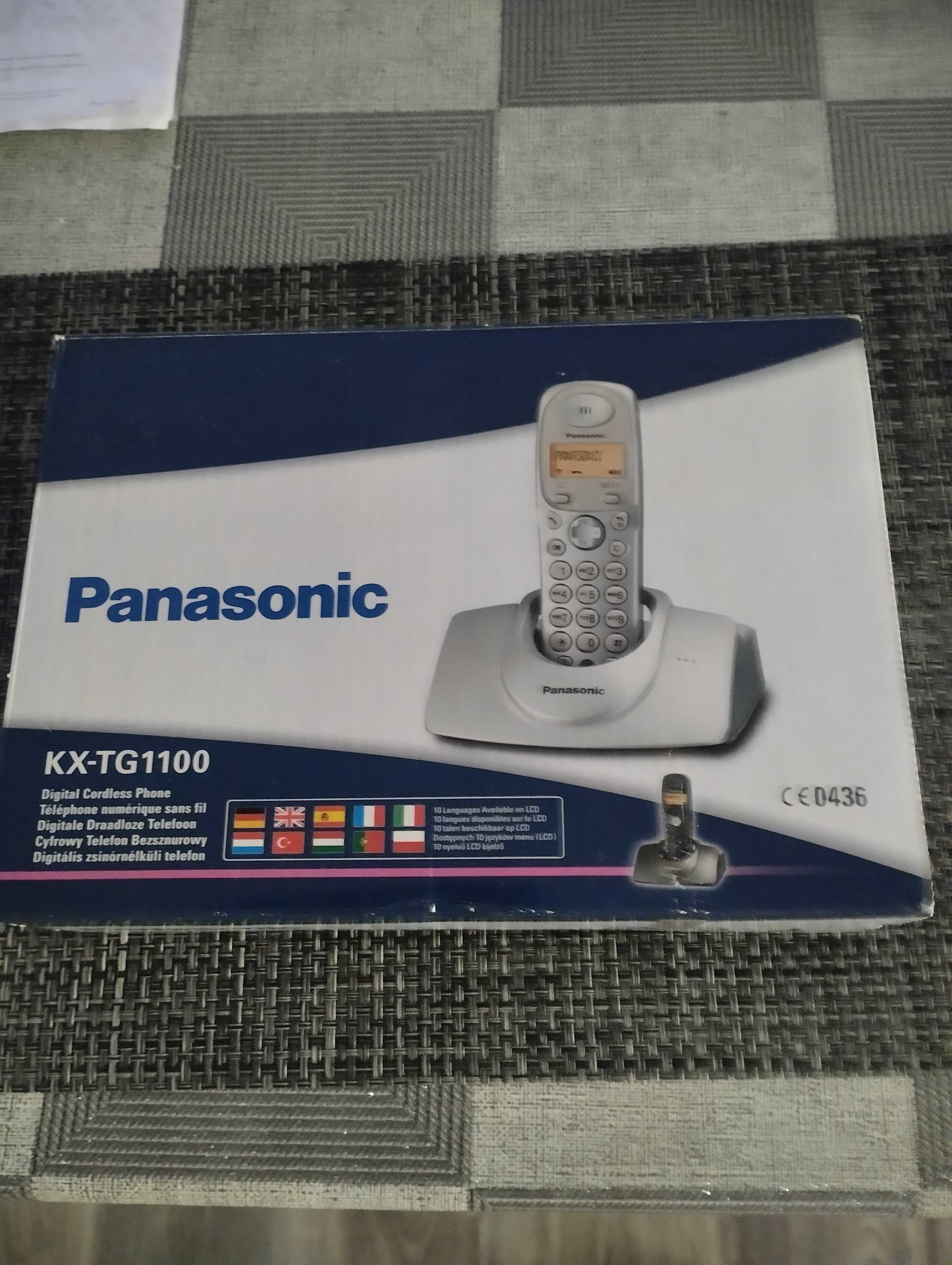 Telefon stacjonarny bezprzewodowy Panasonic KX-TG 1100