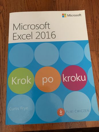 Książka Microsoft Excel 2016 Krok po kroku