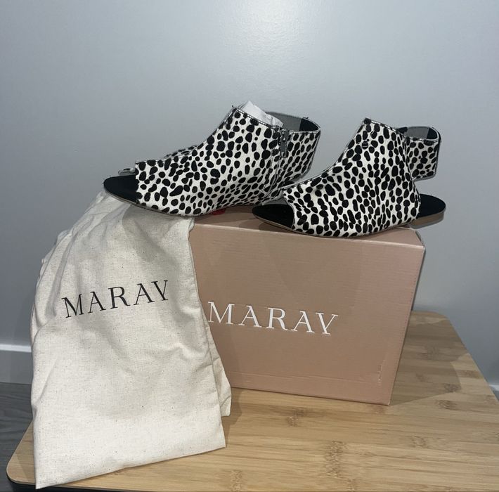 Sandalias da maray de pele tamanho 37