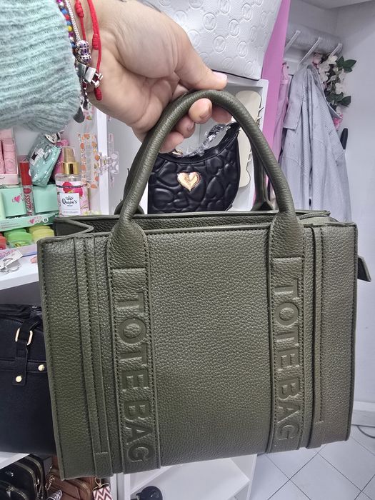 Mala verde com alca tira colo