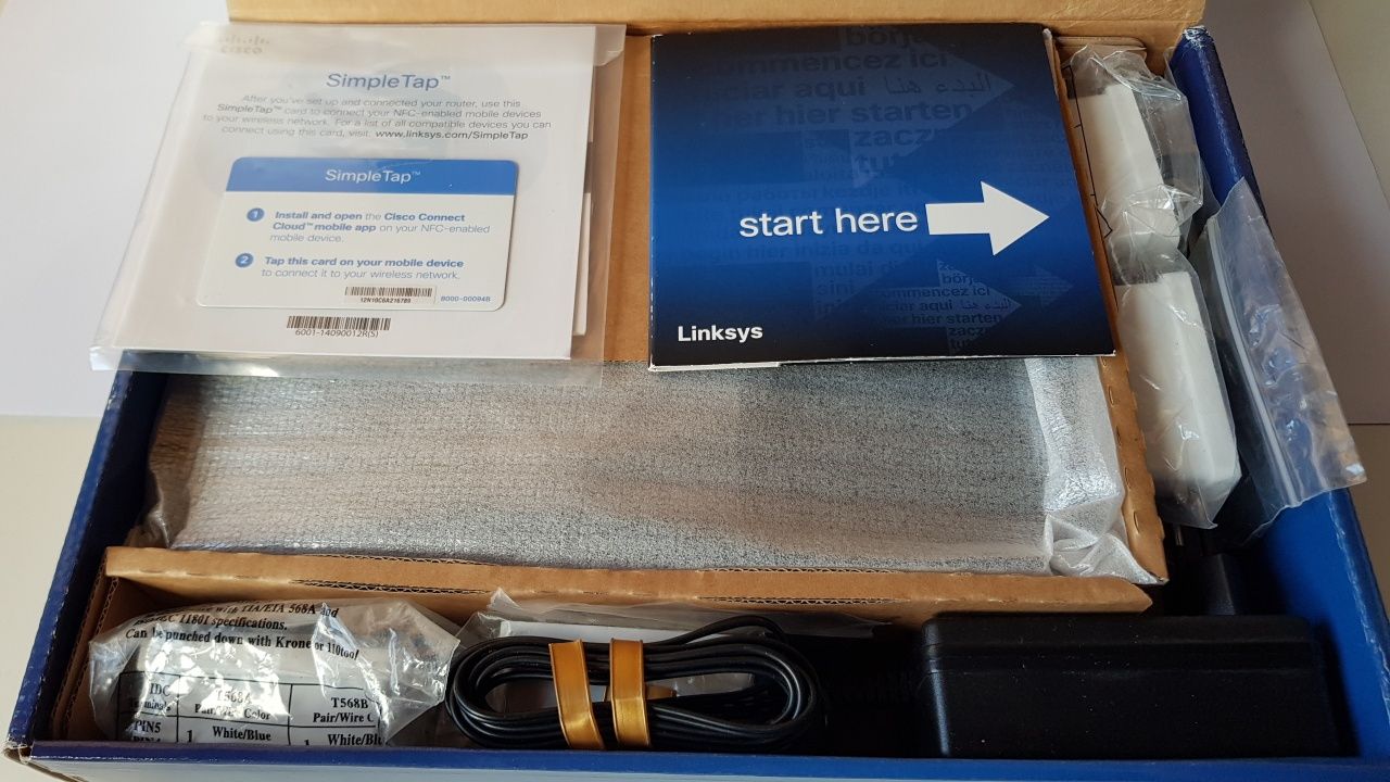 Router Linksys EA6500 CISCO AC+ 4 gniazdka - jak NOWY, asus, tp-link