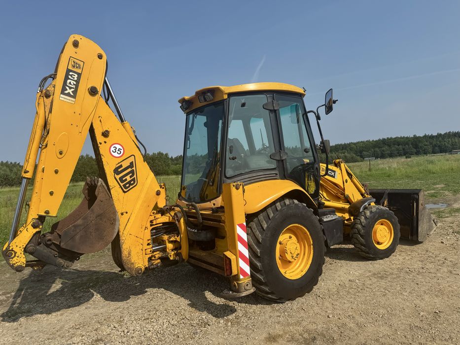 Jcb 3cx torqulock 5 biegow pelna opcja koparko ładowarka
