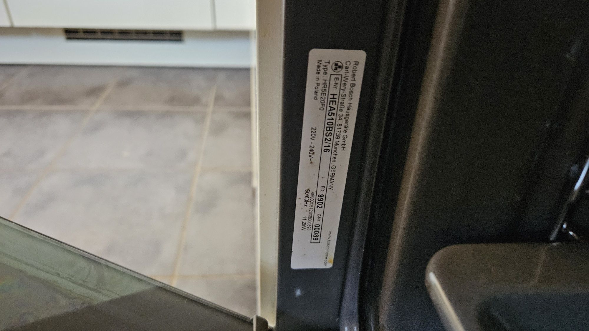 Forno+placa BOSCH