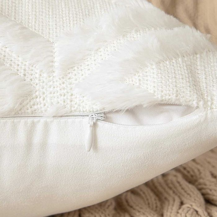 Nowe poszewki na poduszki / 40x40cm / poszewka / 2szt / ecru !3025!