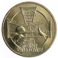 Moneta 2 zł Zakończenie II wojny światowej - 2005 rok
