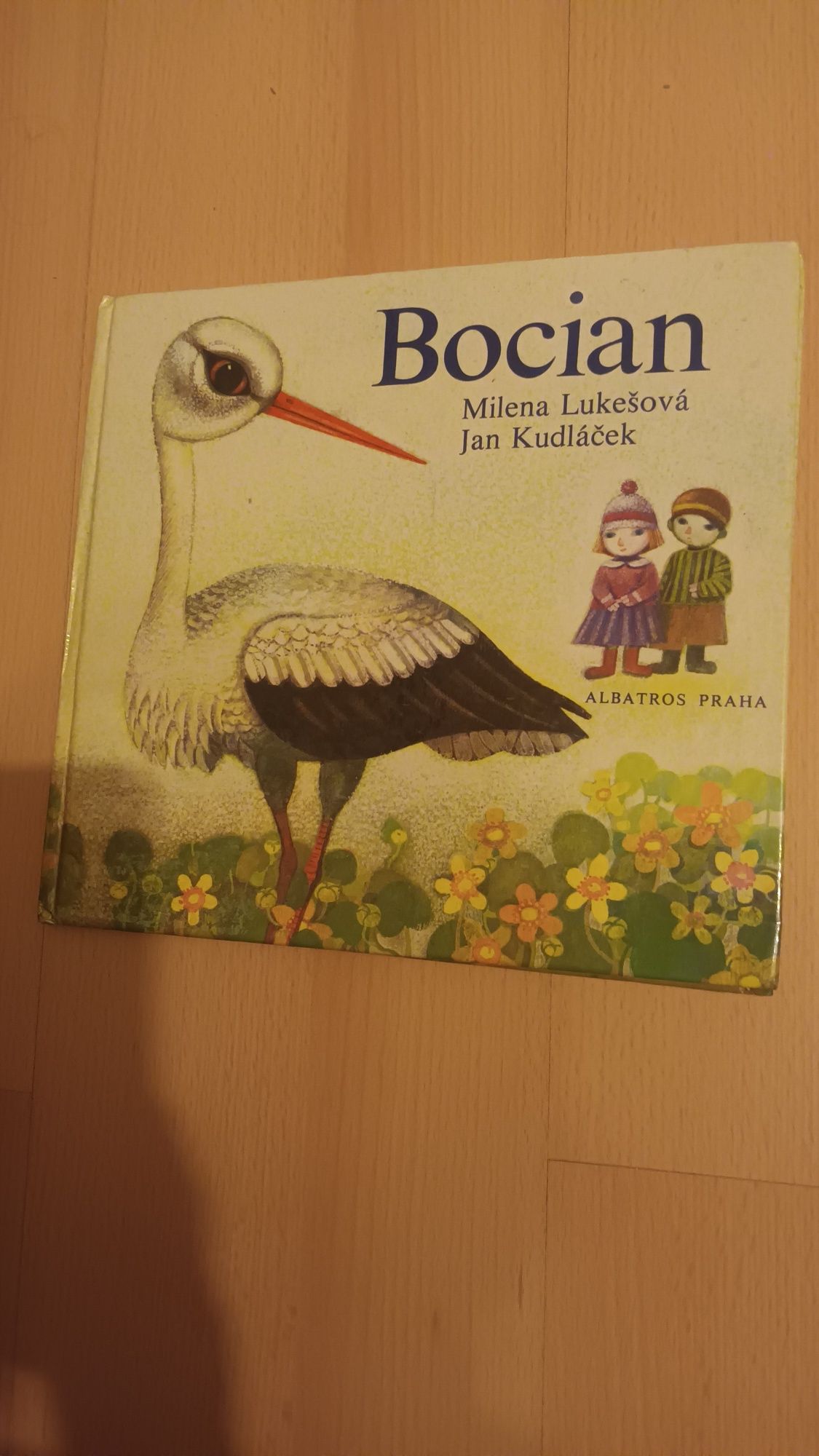 bocian książka dla dzieci z obrazkami milena lukesova