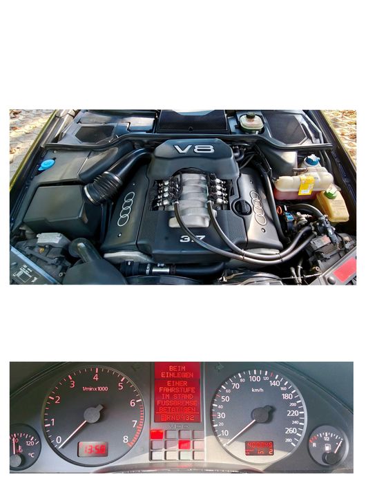Audi A8 D2 3.7 V8 230KM Quatro Benzyna + LPG 1999r