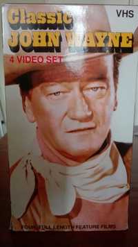 Filmy VHS John Wayne.