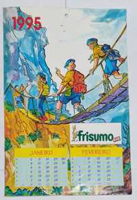 Calendário FRISUMO Kids, ano 1995, A4