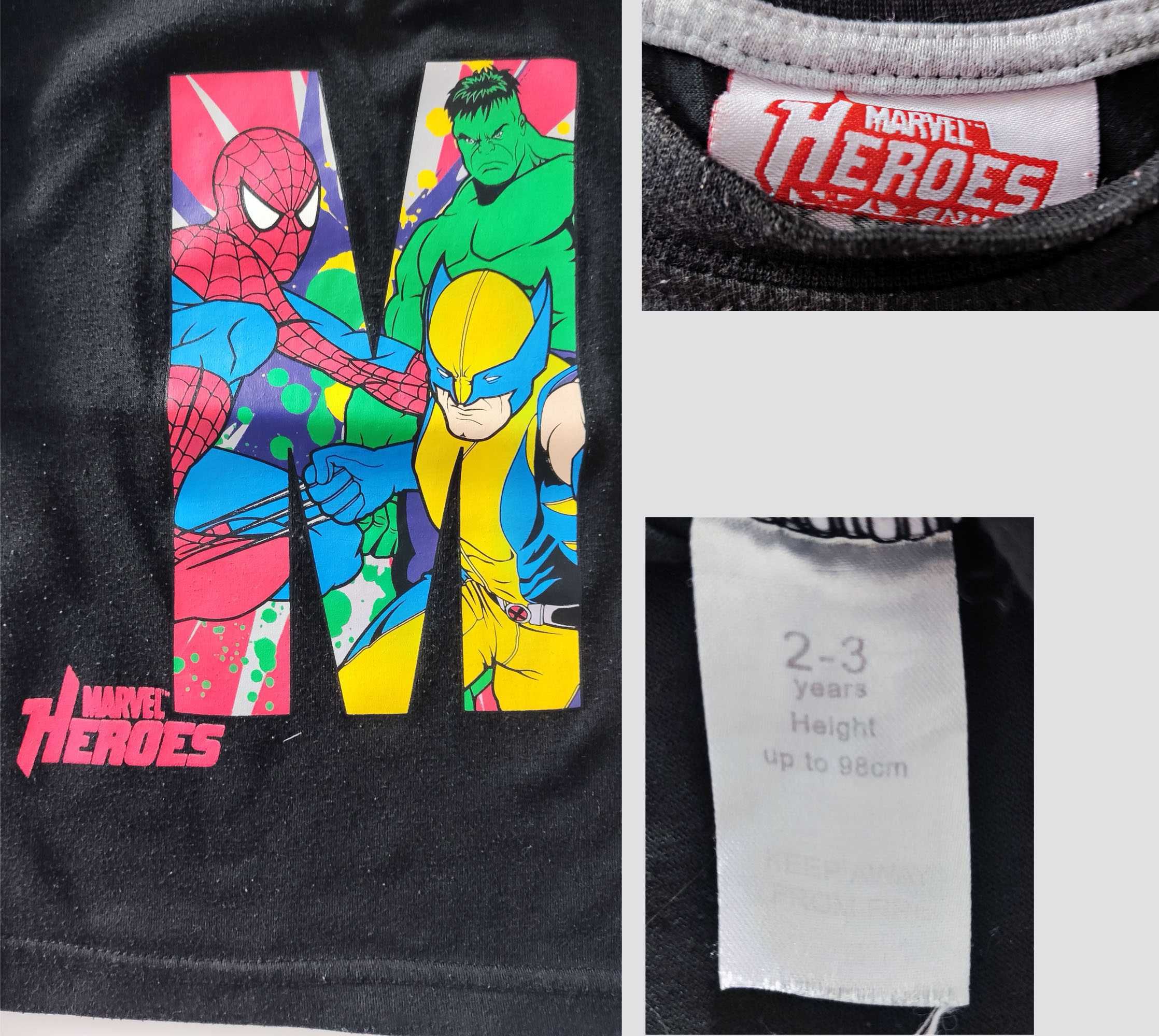 92 98 Bluzka Bluzeczka T-shirt Koszulka lato Marver Heroes Batman Hulk