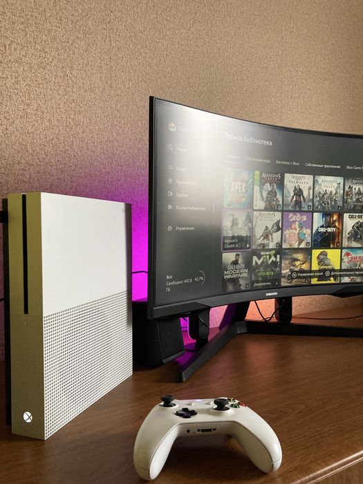 Приставка Xbox One S 1TB + Много игр