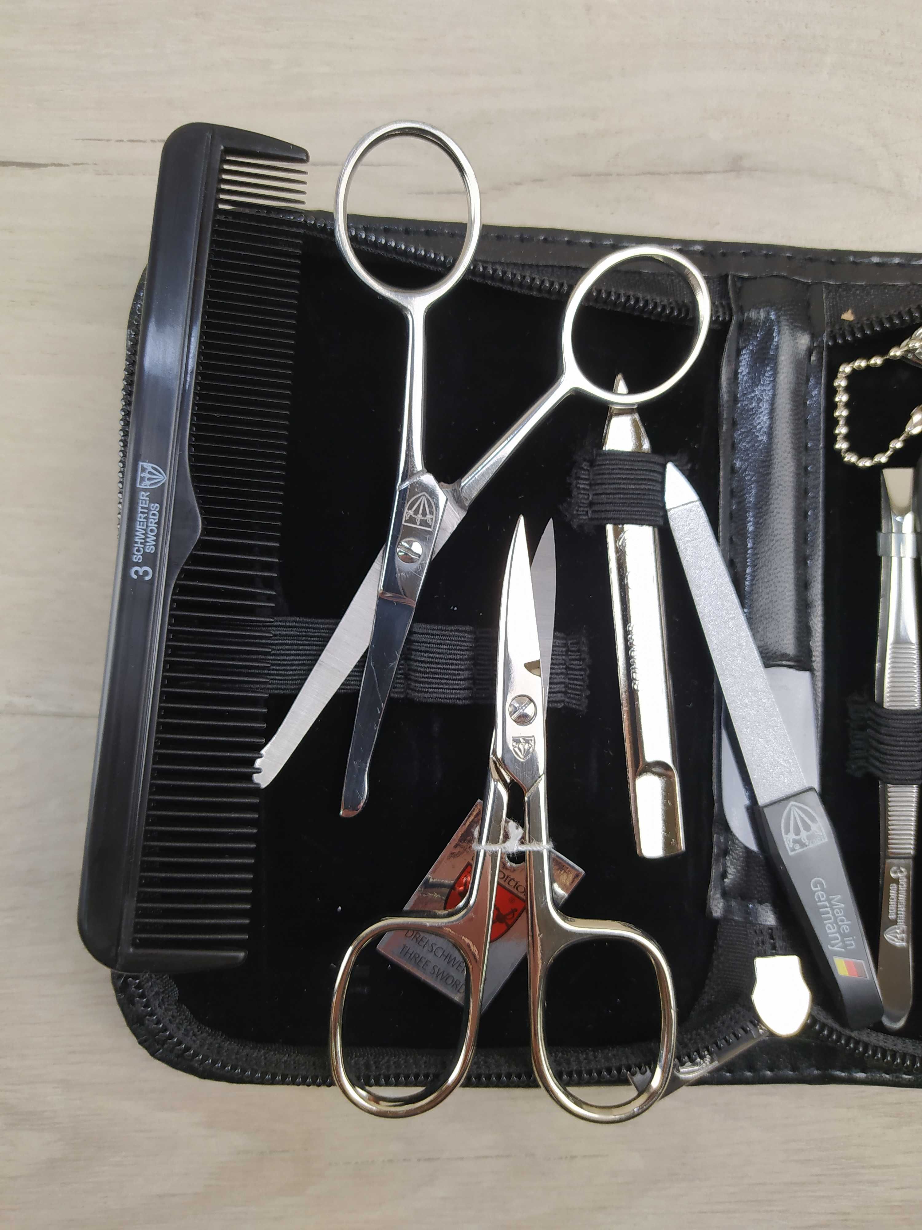DREI SCHWERTER MONZA 10-elementowy Zestaw do manicure w etui OPIS