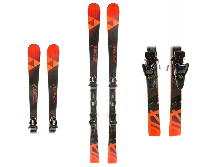 NartyRopczyce NR248 Narty 164 FISCHER RC4 CURV DTX M71F DB stan