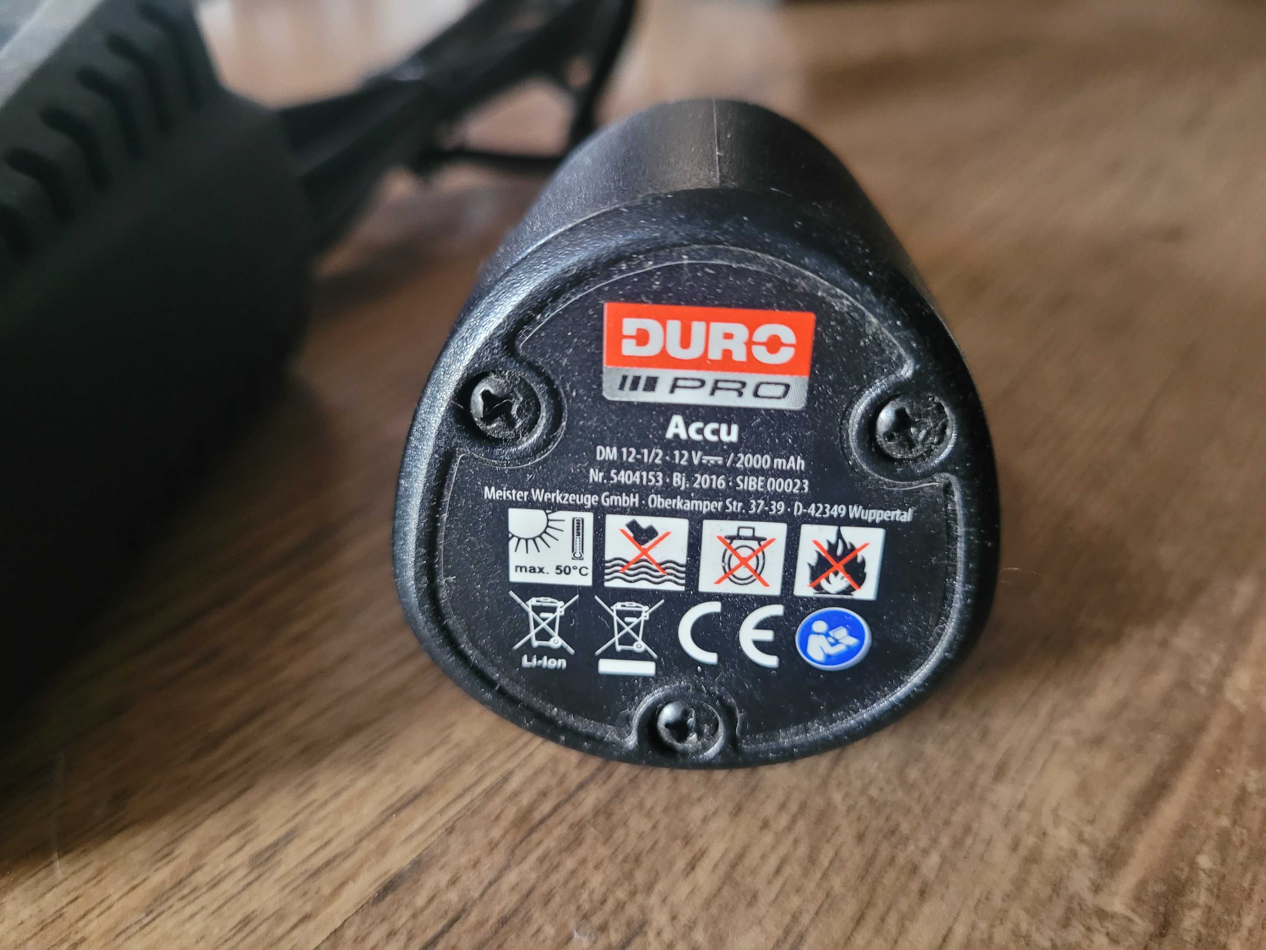Bateria duro pro 12v z ładowarka