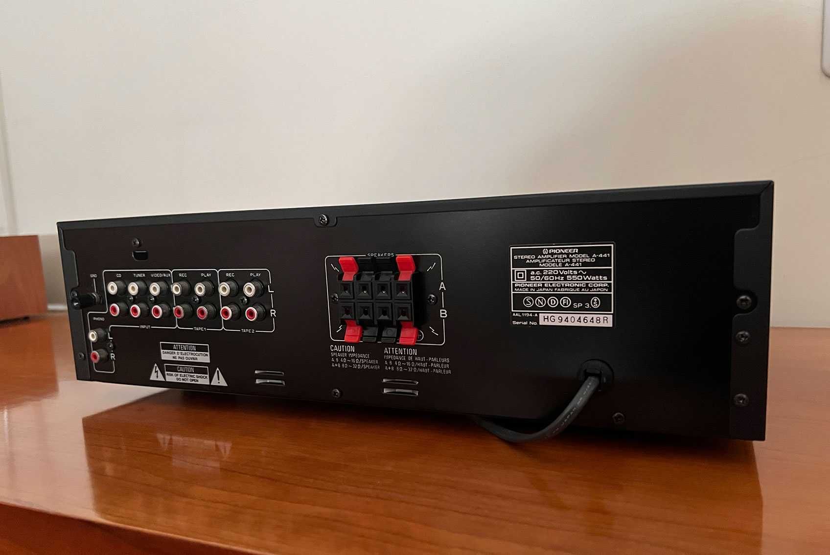 Amplificador Pioneer A-441 – Vendo ou troco