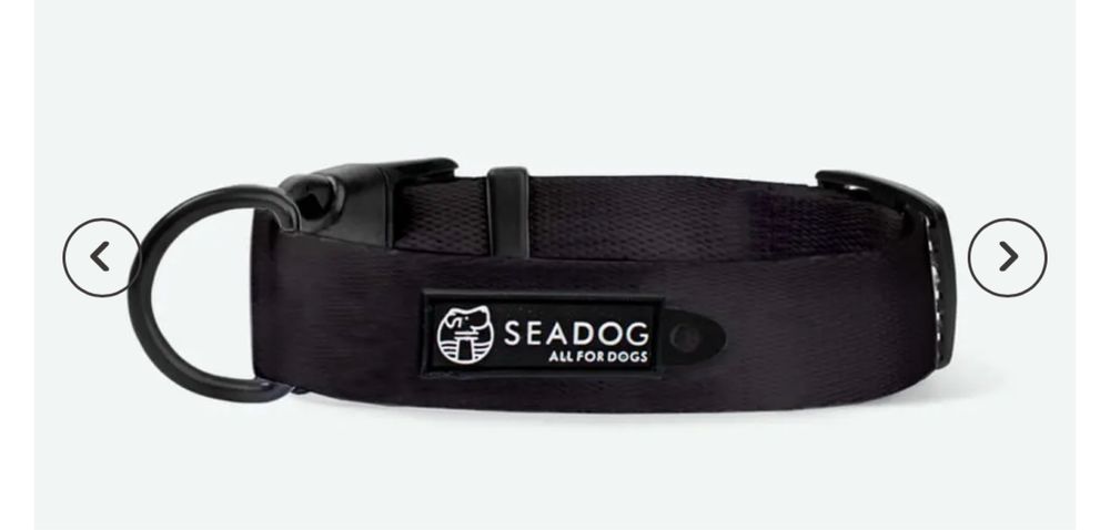 Obroża dla psa Seadog czarna rozmiar XS