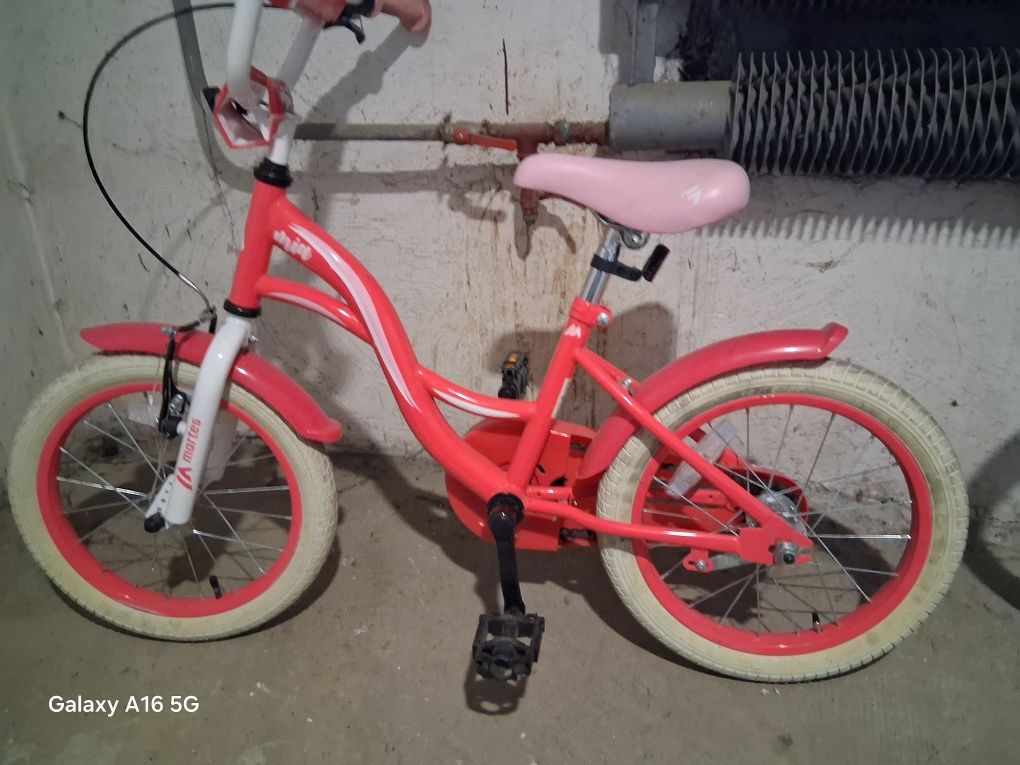Rower dziewczęcy 16"