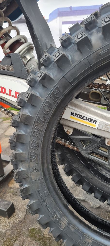 cross ktm sx 85 na dużych kołach