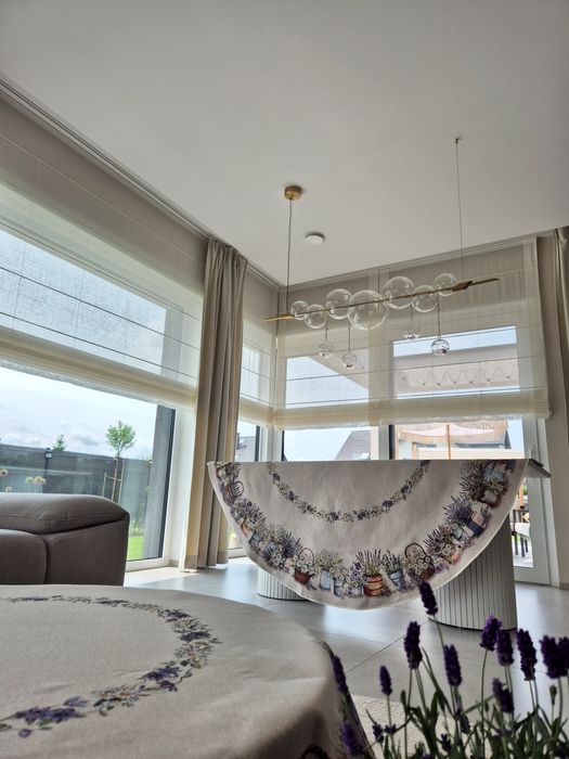 Obrus okrągły średnica 185 cm 1363 Prowansalski