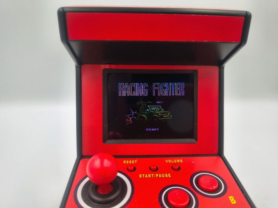 Gra - Miniaturowy Automat Do Gier RETRO QSS 16 CM GRY 200 GIER CZERWON