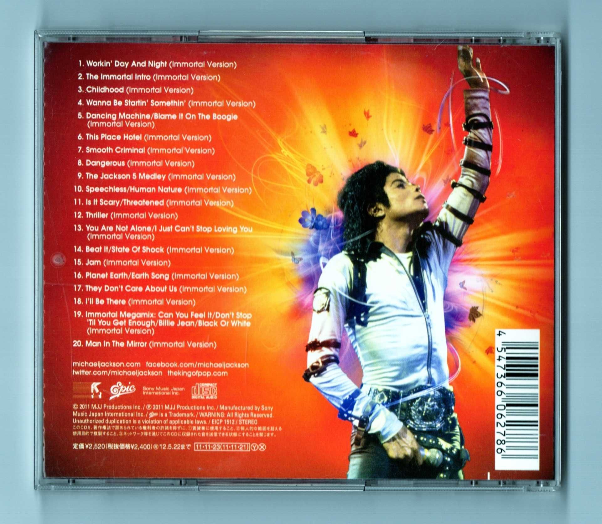 Michael Jackson Immortal 1press 2011 CD Japan